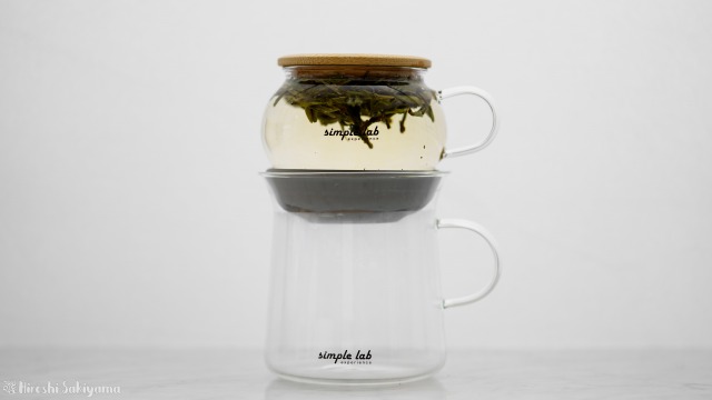 【Simple Lab Experience】AIRO. air-lock easy brewing tea set【MAGIC BREW】で抽出中