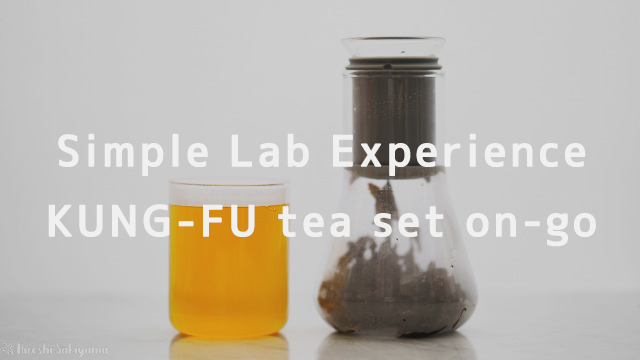 Simple Lab Experience KUNG-FU tea set on-go